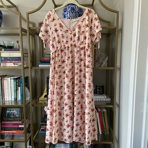 Madewell Floral Midi Dress